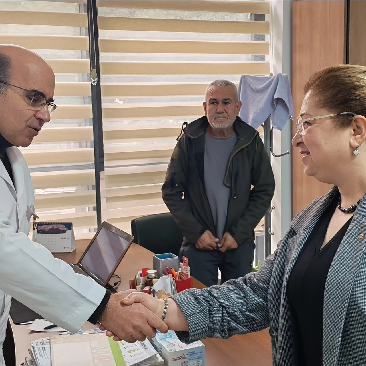 GERMENCİK KAYMAKAMI SULTAN DOĞRU, GERMENCİK DEVLET HASTANESİ’NDE İNCELEMELERDE BULUNARAK SAĞLIK...