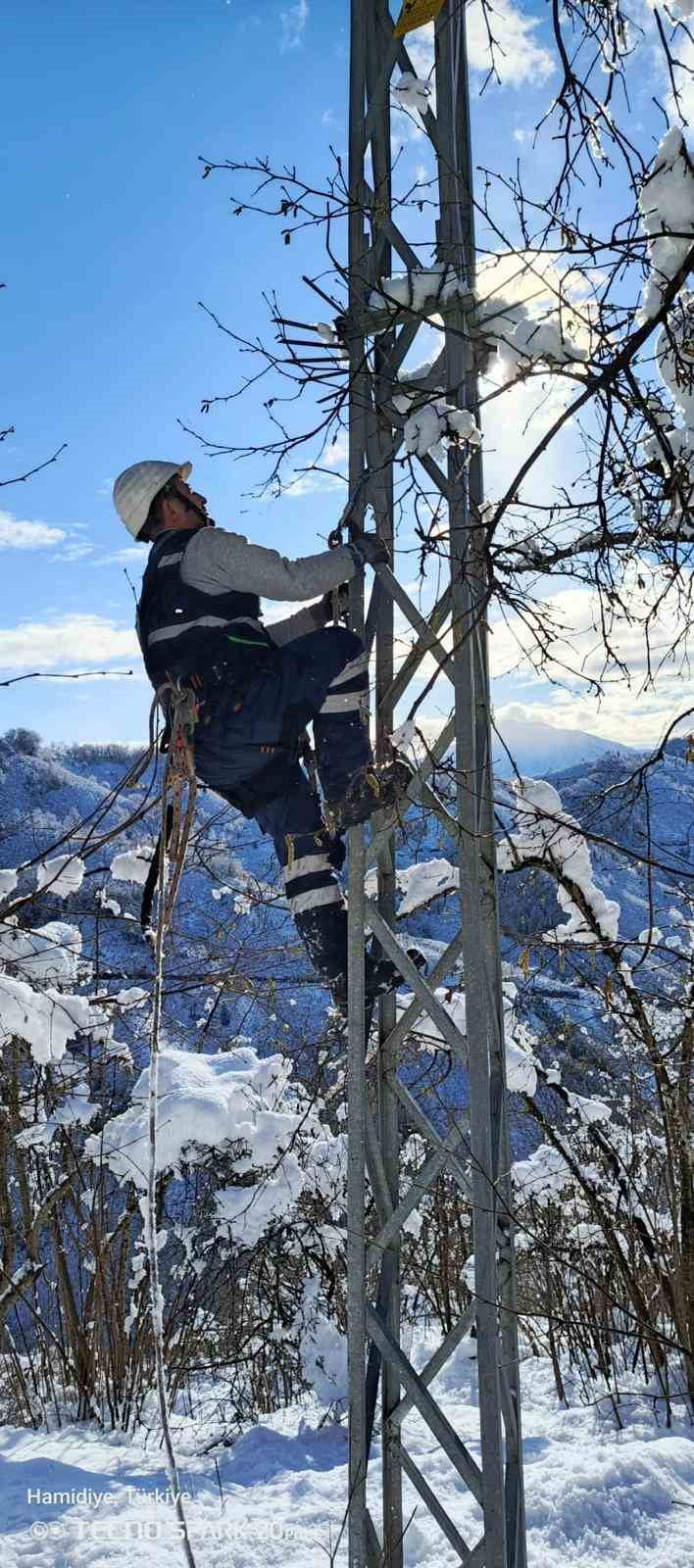 GİRESUN’DA ETKİLİ OLAN YOĞUN KAR YAĞIŞI NEDENİYLE ELEKTRİK DAĞITIM ŞEBEKESİNDE OLUŞABİLECEK...