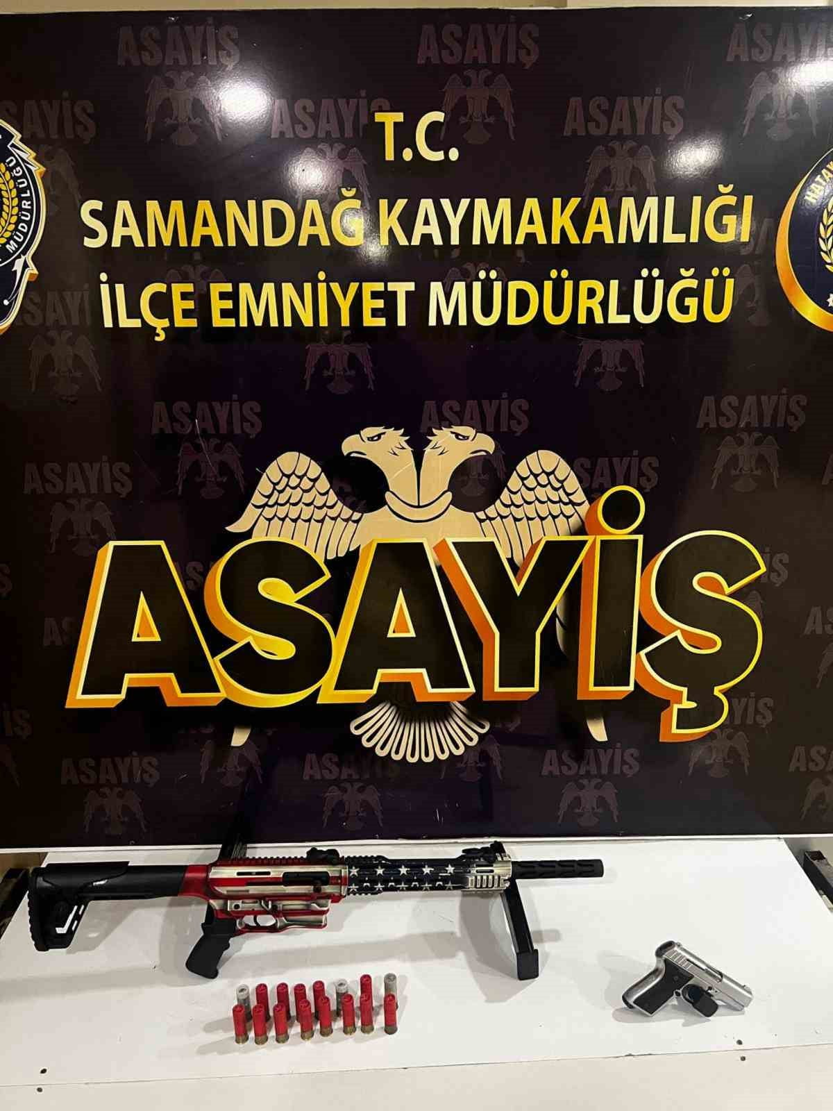 HATAY’DA ASAYİŞ OPERASYONU: RUHSATSIZ SİLAH ELE GEÇİRİLDİ