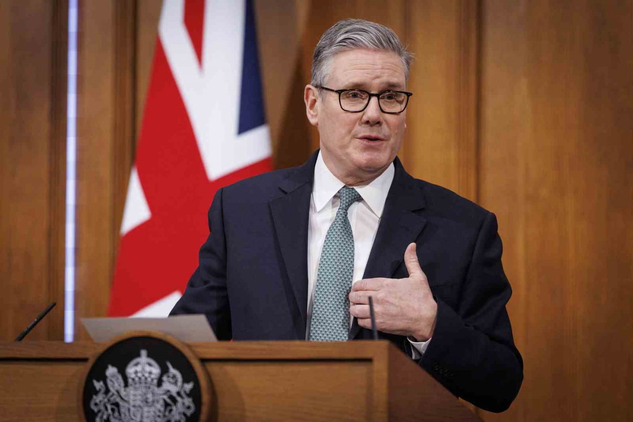 İNGİLTERE BAŞBAKANI KEİR STARMER, LONDRA’DAKİ BAŞBAKANLIK OFİSİ’NDE BASIN TOPLANTISI...