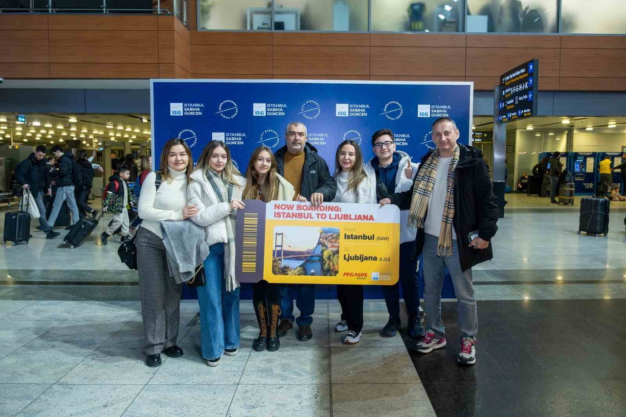 İSTANBUL SABİHA GÖKÇEN (ISG) ULUSLARARASI HAVALİMANI, AVRUPA’DAKİ BAĞLANTI PORTFÖYÜNE SLOVENYA’NIN...
