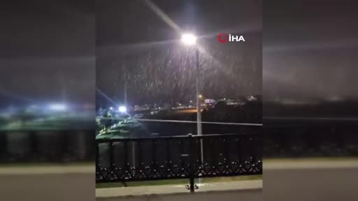 İstanbul Silivri ve Çatalca’da kar yağışı başladı