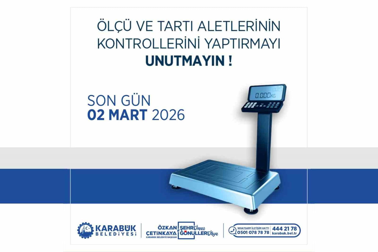KARABÜK BELEDİYESİ ÖLÇÜ VE AYARLAR MEMURLUĞU, ESNAFIN KULLANDIĞI ÖLÇÜ VE TARTI ALETLERİNİN...