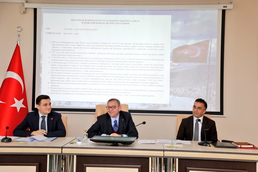 KARS’TA İL KOORDİNASYON KURULU TOPLANTISI DÜZENLENDİ(KARS-İHA)