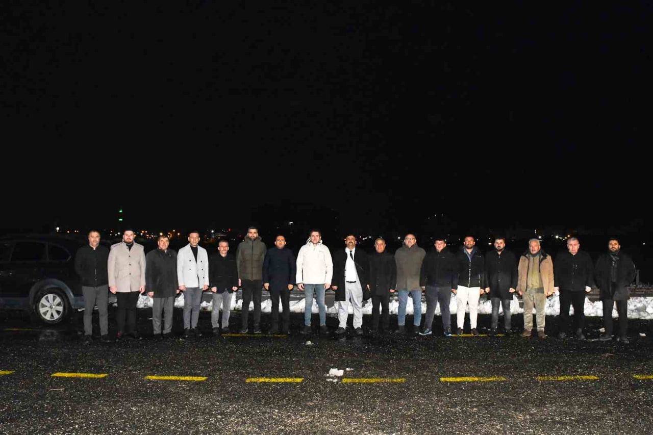 KAYMAKAM ÇAKIR’A, AK PARTİ NUSAYBİN İLÇE BAŞKANI İRFAN YILDIZOĞLU, MHP NUSAYBİN İLÇE BAŞKANI AHMET...