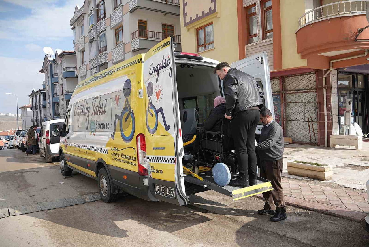 KEÇİÖREN BELEDİYESİ’NİN SOSYAL BELEDİYECİLİK ANLAYIŞIYLA YÜRÜTTÜĞÜ ENGELSİZ TAKSİ HİZMETİ, ENGELLİ...