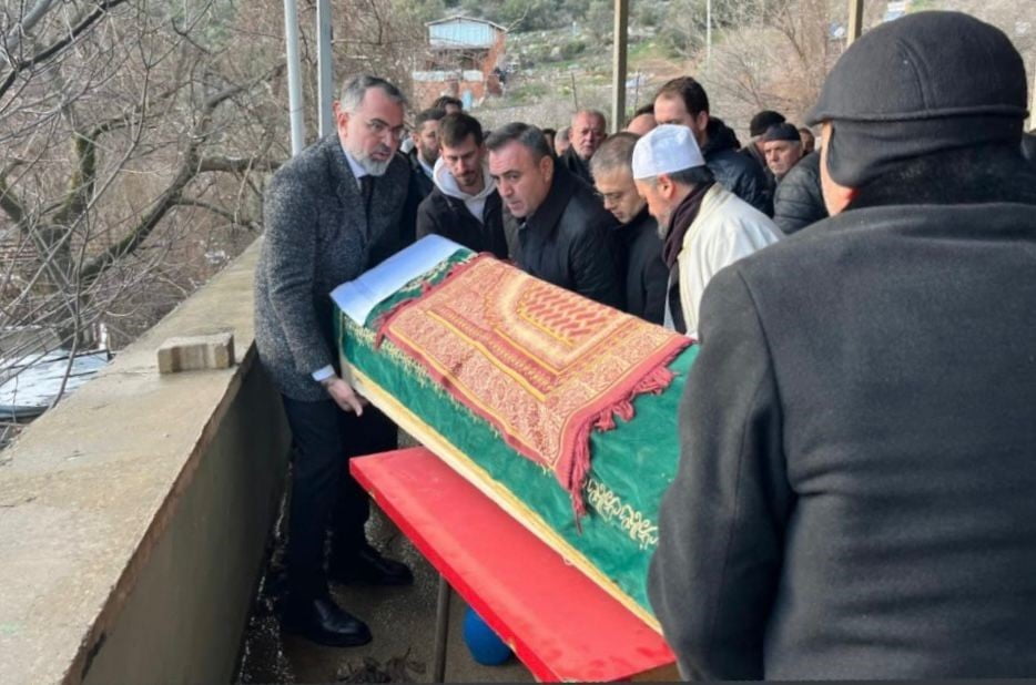 KESTEL GÖLBAŞI MAHALLESİ MUHTARI İRFAN AYDIN SON YOLCULUĞUNA UĞURLANDI