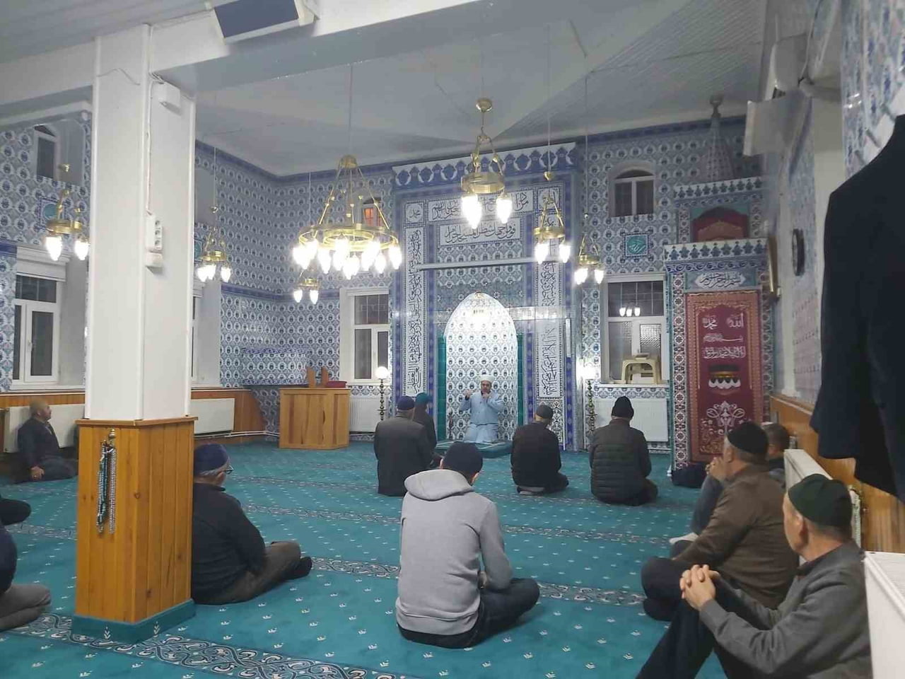 KIRKA MAHALLESİ MADEN CAMİİ’NDE YATSI NAMAZI BULUŞMASI GERÇEKLEŞTİ