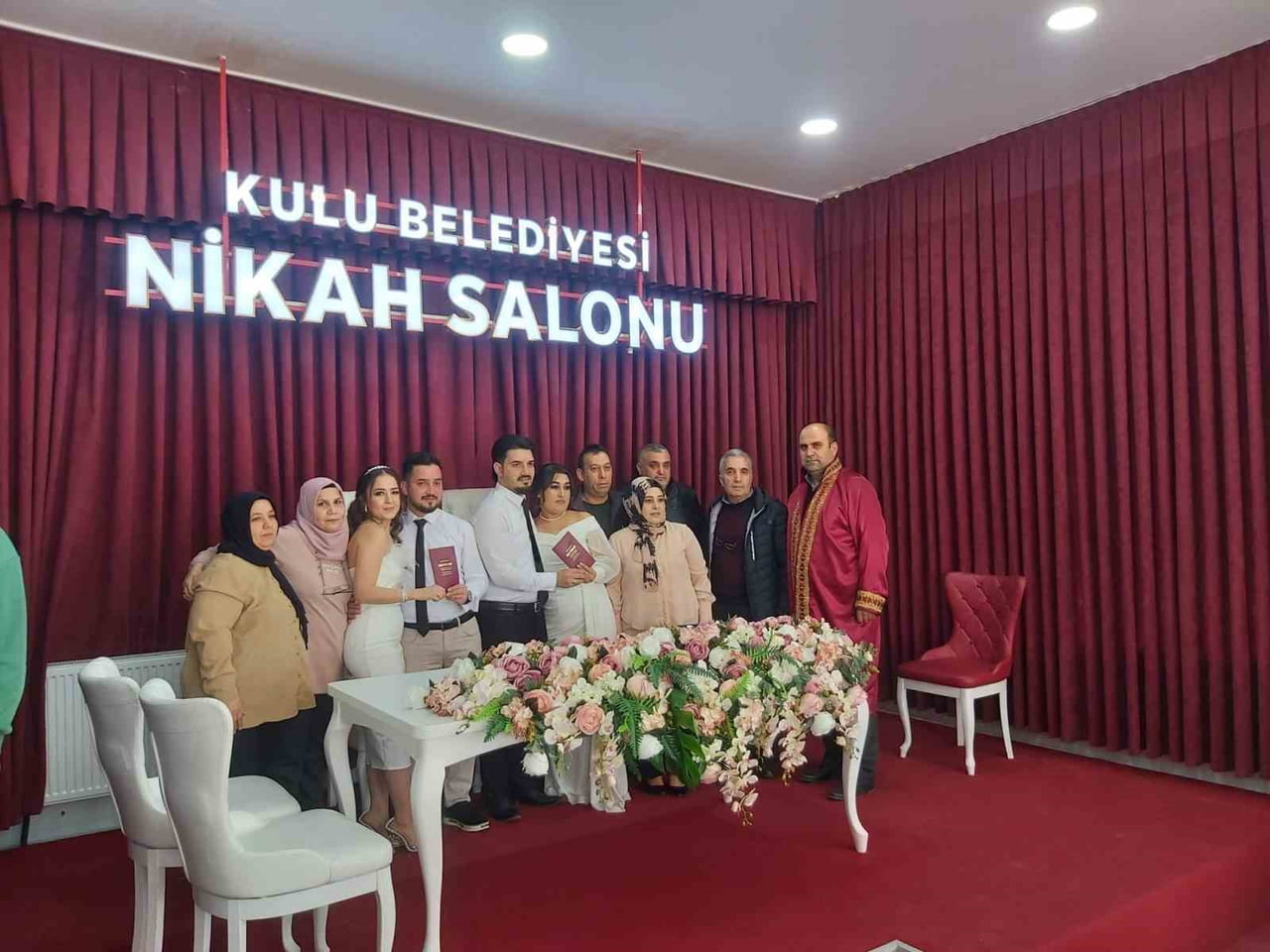 KONYA'NIN KULU İLÇESİNDE EVLENDİRME MÜDÜRLÜĞÜ TARAFINDAN 2024 VE 2025 YILLARINDA KIYILAN RESMÎ...