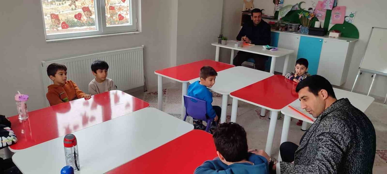 KOVANCILAR İLÇESİNDE KURAN KURSLARINA ZİYARET