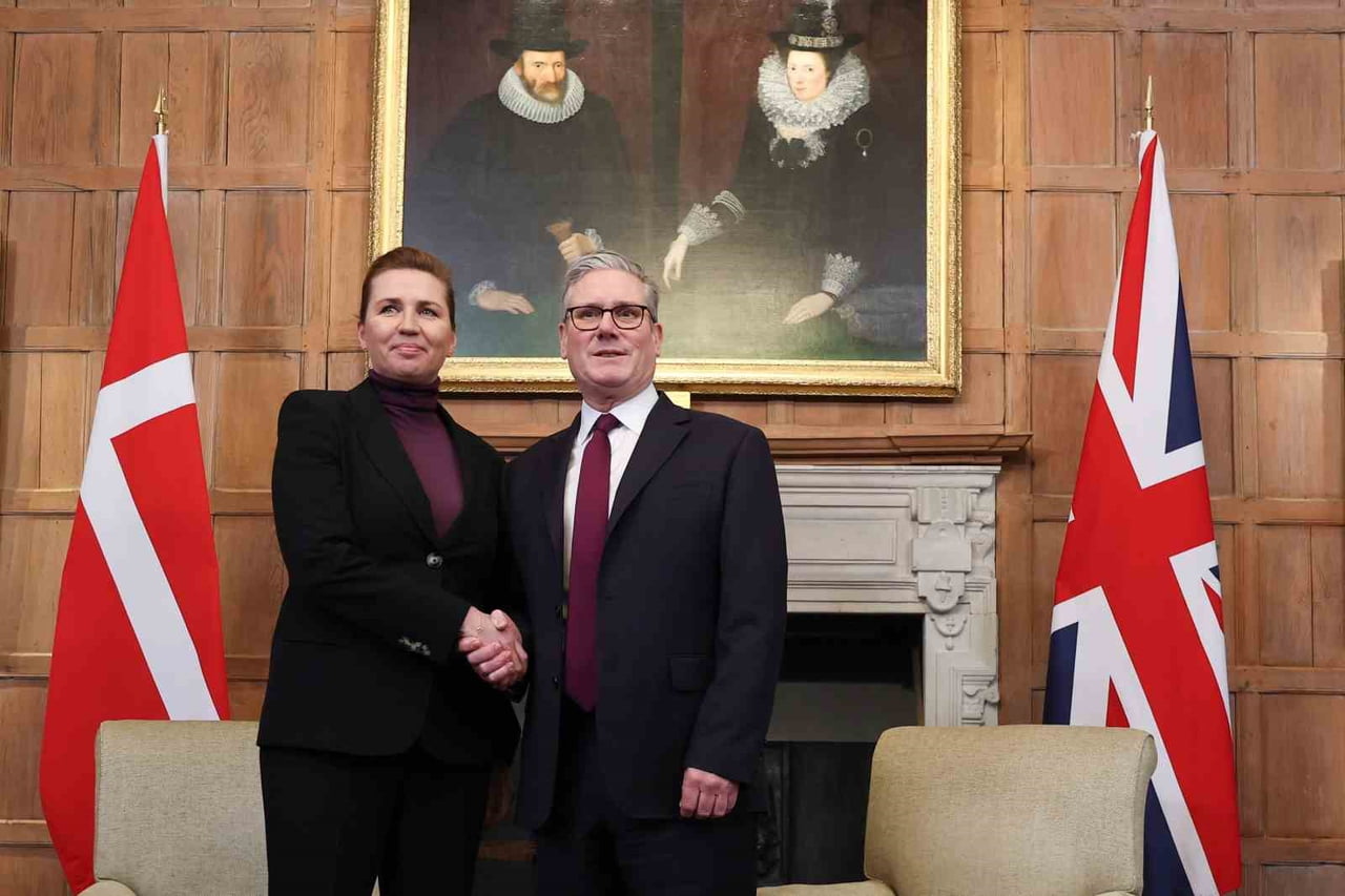 LONDRA (İHA) - İNGİLTERE BAŞBAKANI KEİR STARMER, DANİMARKA BAŞBAKANI METTE FREDERİKSEN İLE...