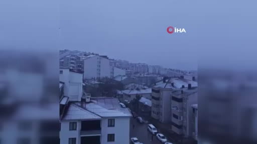 Malkara beyaza büründü, ilçe kartpostallık görüntülere sahne oldu