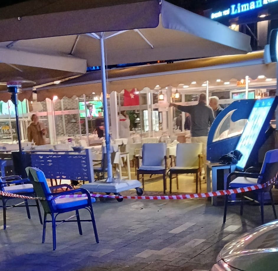 MARMARİS’TE RESTORANA SİLAHLI SALDIRI: 1 YARALI