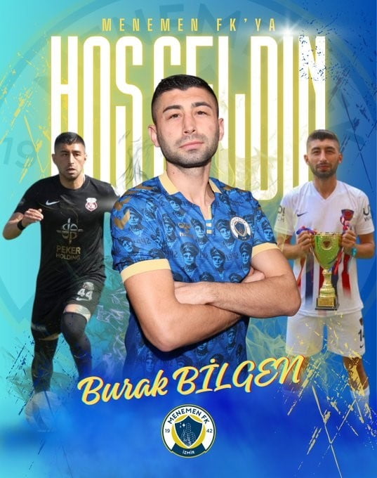 MENEMEN FK, ADANA 01 FK'DA FORMA GİYEN 26 YAŞINDAKİ ORTA SAHA OYUNCUSU ÖMER ÖNDER İLE 27 YAŞINDAKİ...