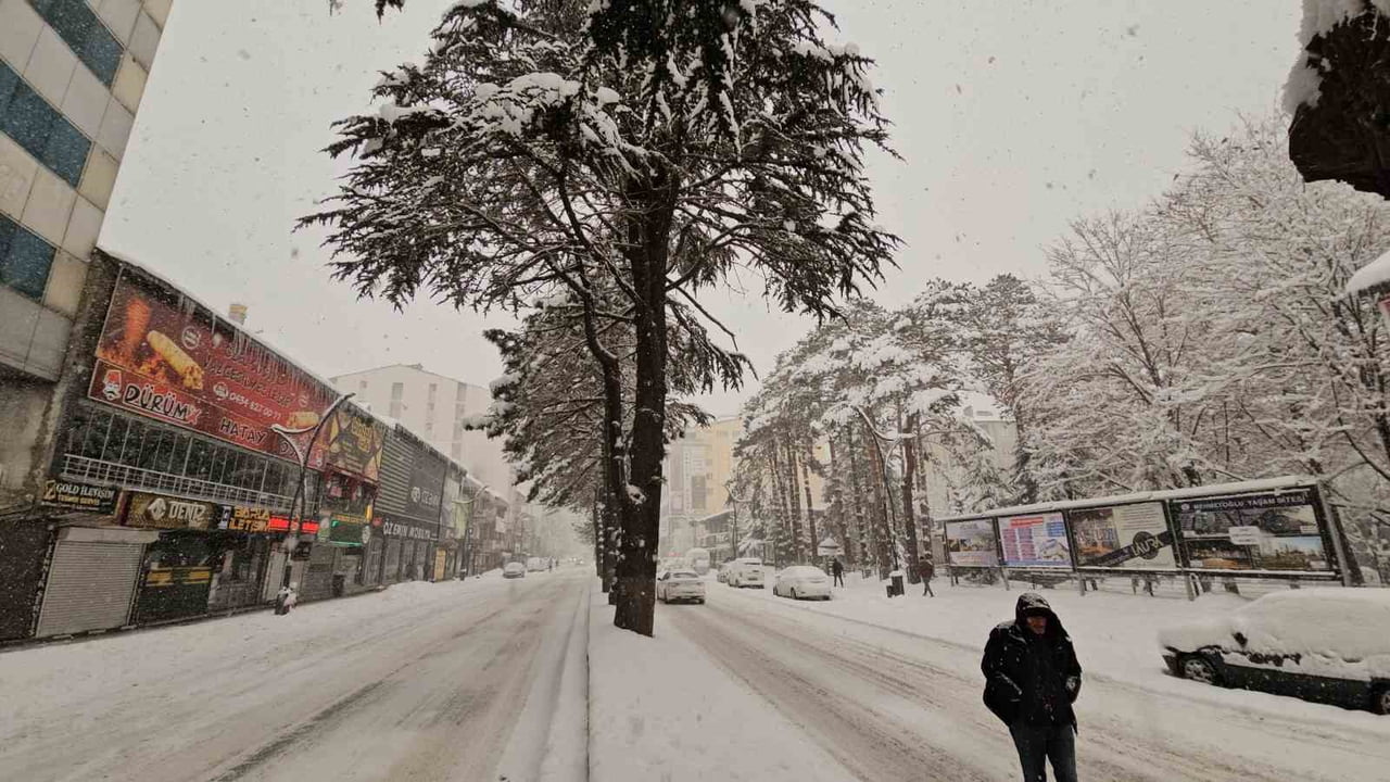 MERKEZDEN KAR GÖRÜNTÜLERİ
