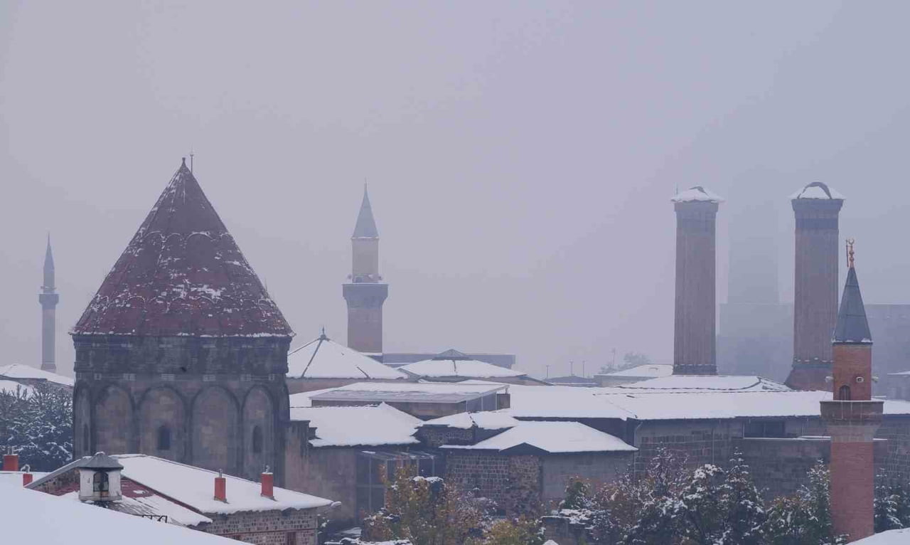 METEOROLOJİ BÖLGE MÜDÜRLÜĞÜ, ERZURUM VE ÇEVRE İLLERİ İÇİN KAR, BUZLANMA, DON, KUVVETLİ RÜZGAR VE...