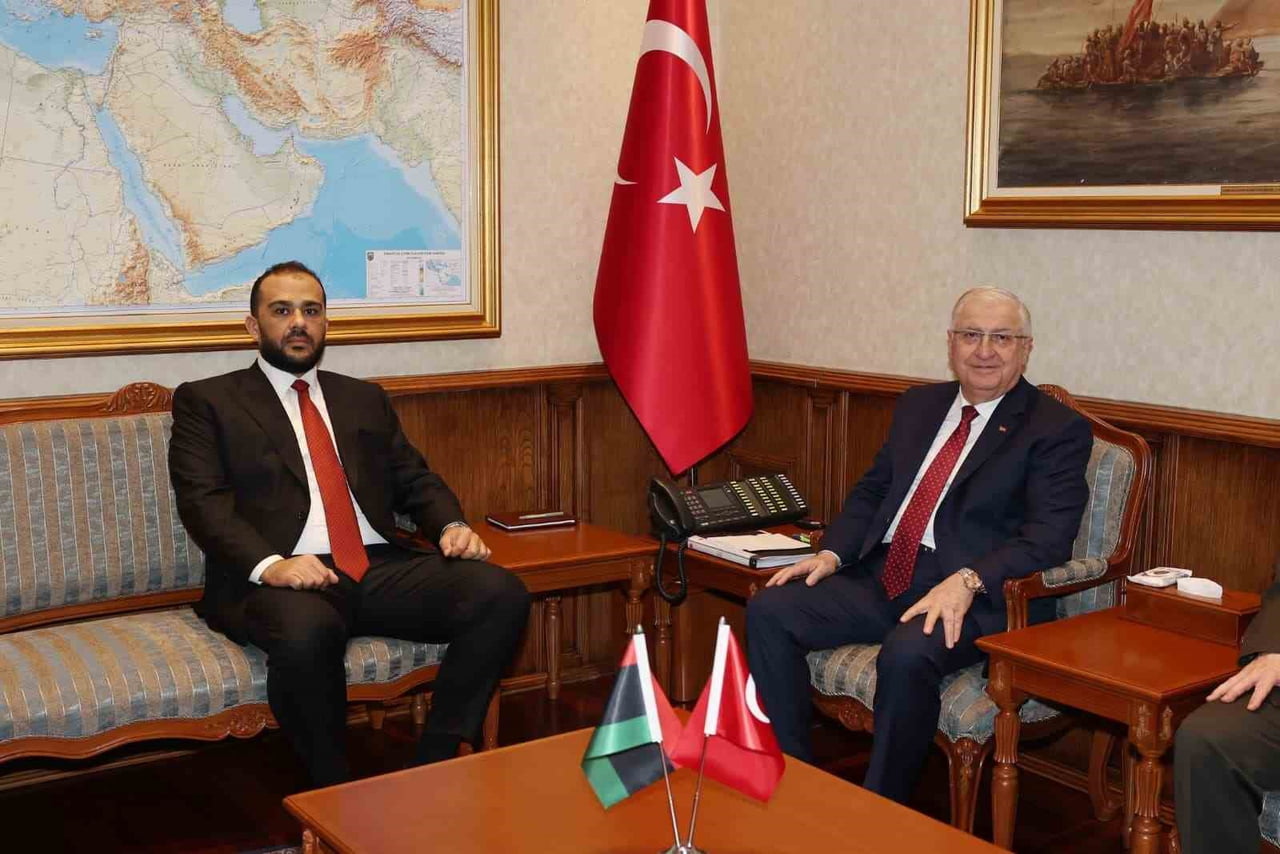 MİLLİ SAVUNMA BAKANI YAŞAR GÜLER, LİBYA SAVUNMA BAKAN VEKİLİ TÜMGENERAL ABDUSSELAM ZUBİ İLE...