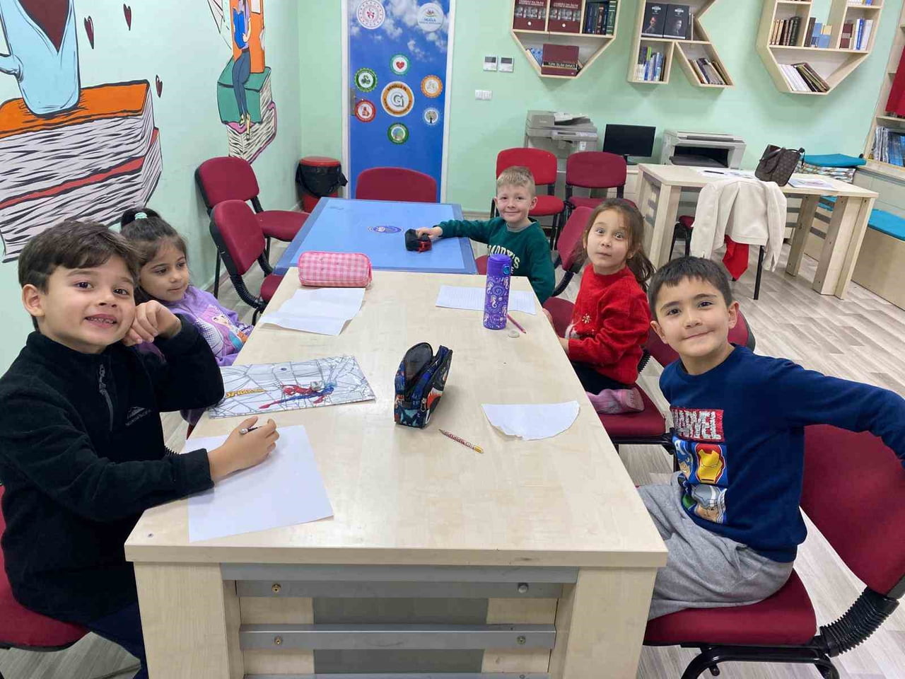 MUĞLA'NIN MENTEŞE İLÇESİNDE, ULUSLARARASI GENÇLİK MERKEZİ TARAFINDAN BAŞLATILAN MATEMATİK...