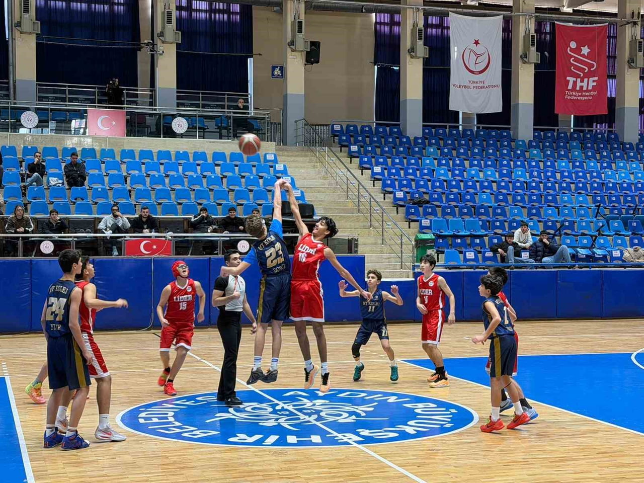 OKUL SPORLARI FAALİYET PROGRAMI KAPSAMINDA AYDIN'DA DÜZENLENEN BASKETBOL, MASA TENİSİ, VOLEYBOL VE...