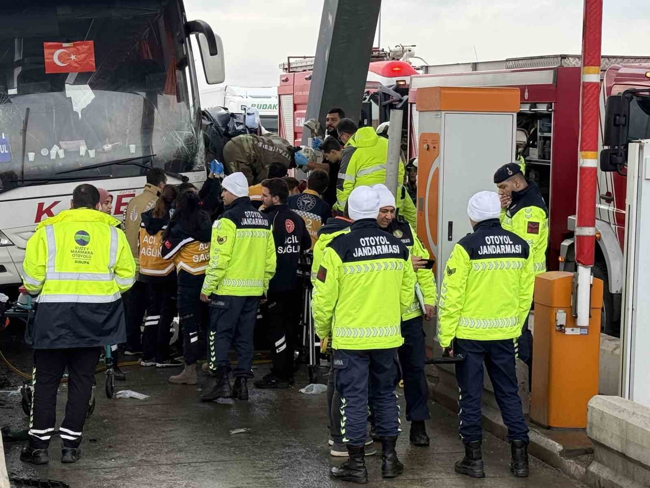 OLAY YERİ VE EKİPLERİN MÜDAHELESİ