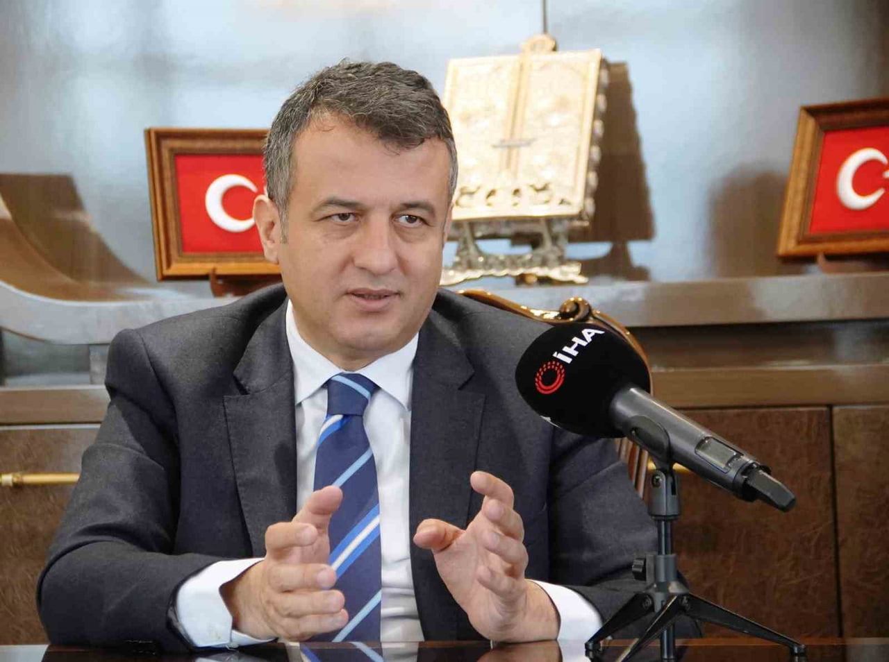 SAMSUN BÜYÜKŞEHİR BELEDİYE BAŞKANI HALİT DOĞAN.