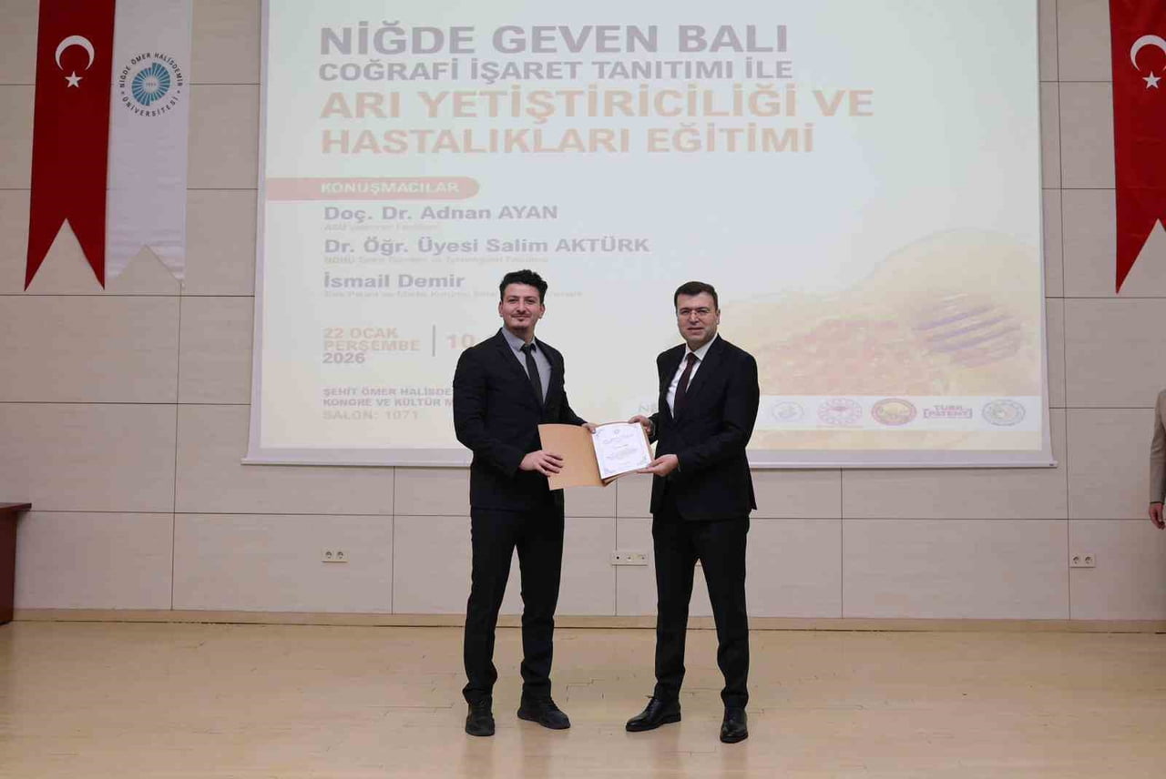 ŞEHİT ÖMER HALİSDEMİR KONGRE VE KÜLTÜR MERKEZİNDE DÜZENLENEN NİĞDE GEVEN BALI COĞRAFİ İŞARET...