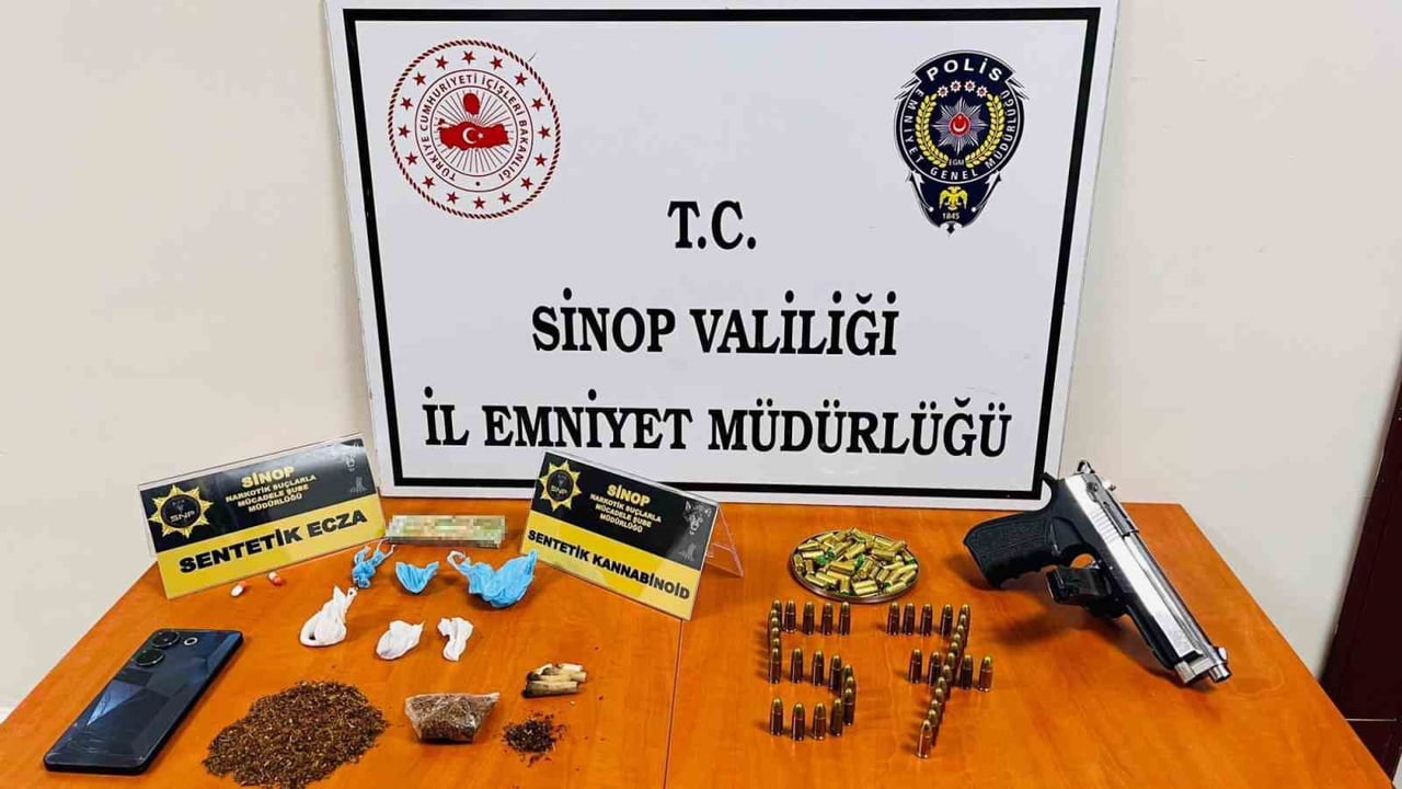 SİNOP’TA 10,98 GRAM SENTETİK KANNABİNOİD (BONZAİ) MADDESİ, 5 ADET İCİLMİS HALDE SİGARAYA SARILMIŞ...