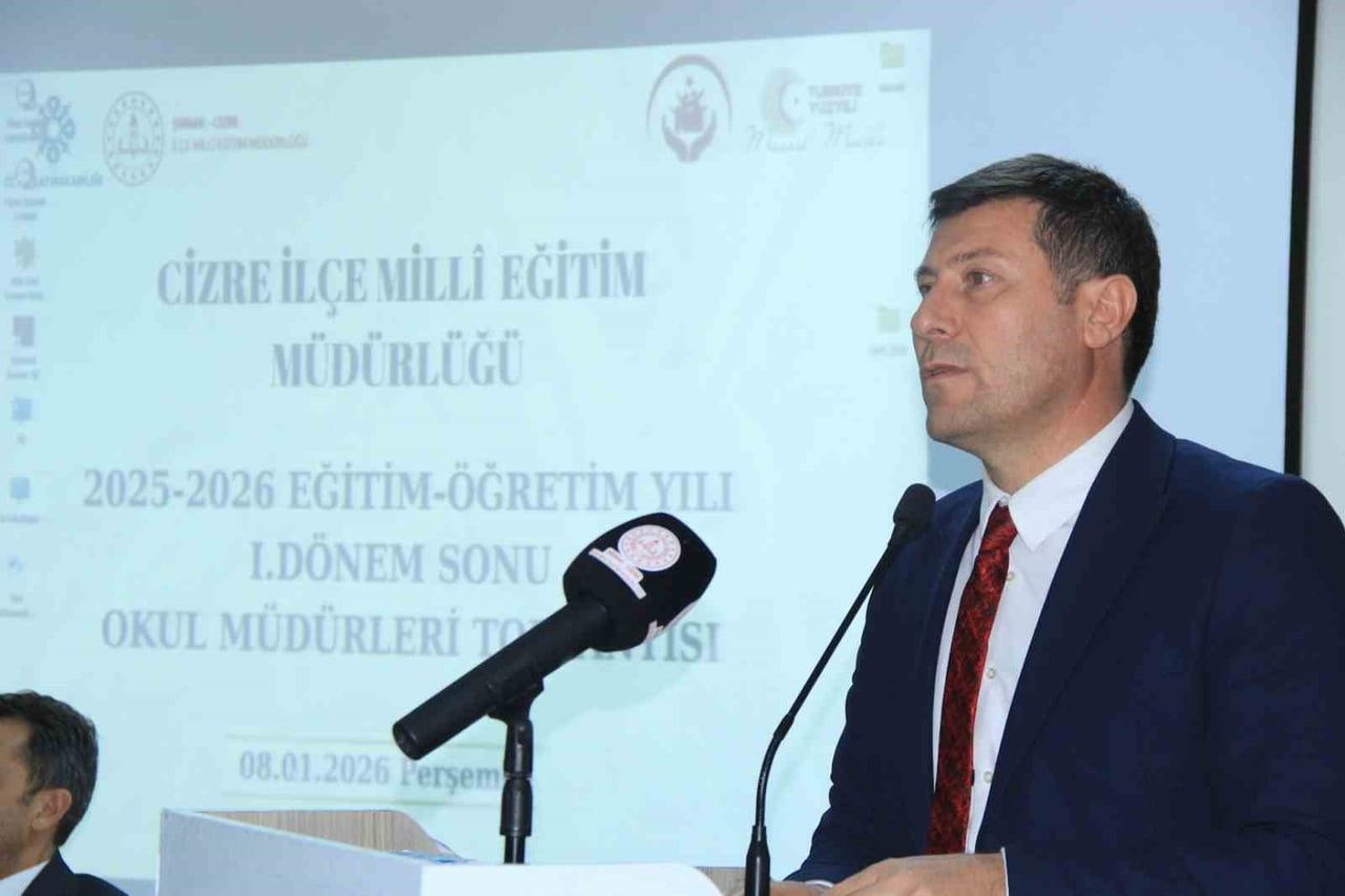 ŞIRNAK'IN CİZRE İLÇE MİLLİ EĞİTİM MÜDÜRLÜĞÜ TÜM OKUL MÜDÜRLERİNİN KATILIMIYLA 2025-2026 EĞİTİM...