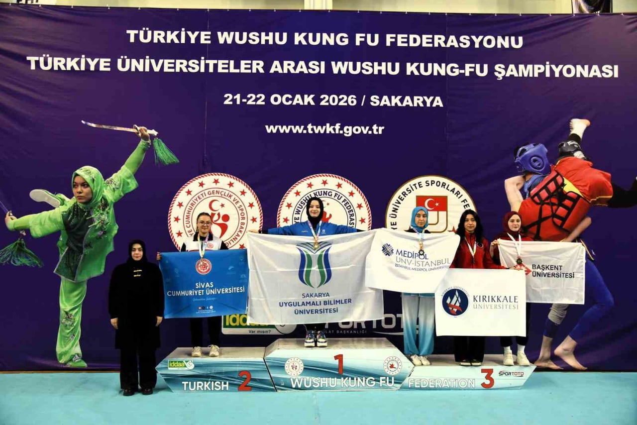 SUBÜ İLE SAKARYA GENÇLİK VE SPOR İL MÜDÜRLÜĞÜ EV SAHİPLİĞİNDE, TÜSF TARAFINDAN DÜZENLENEN WUSHU...