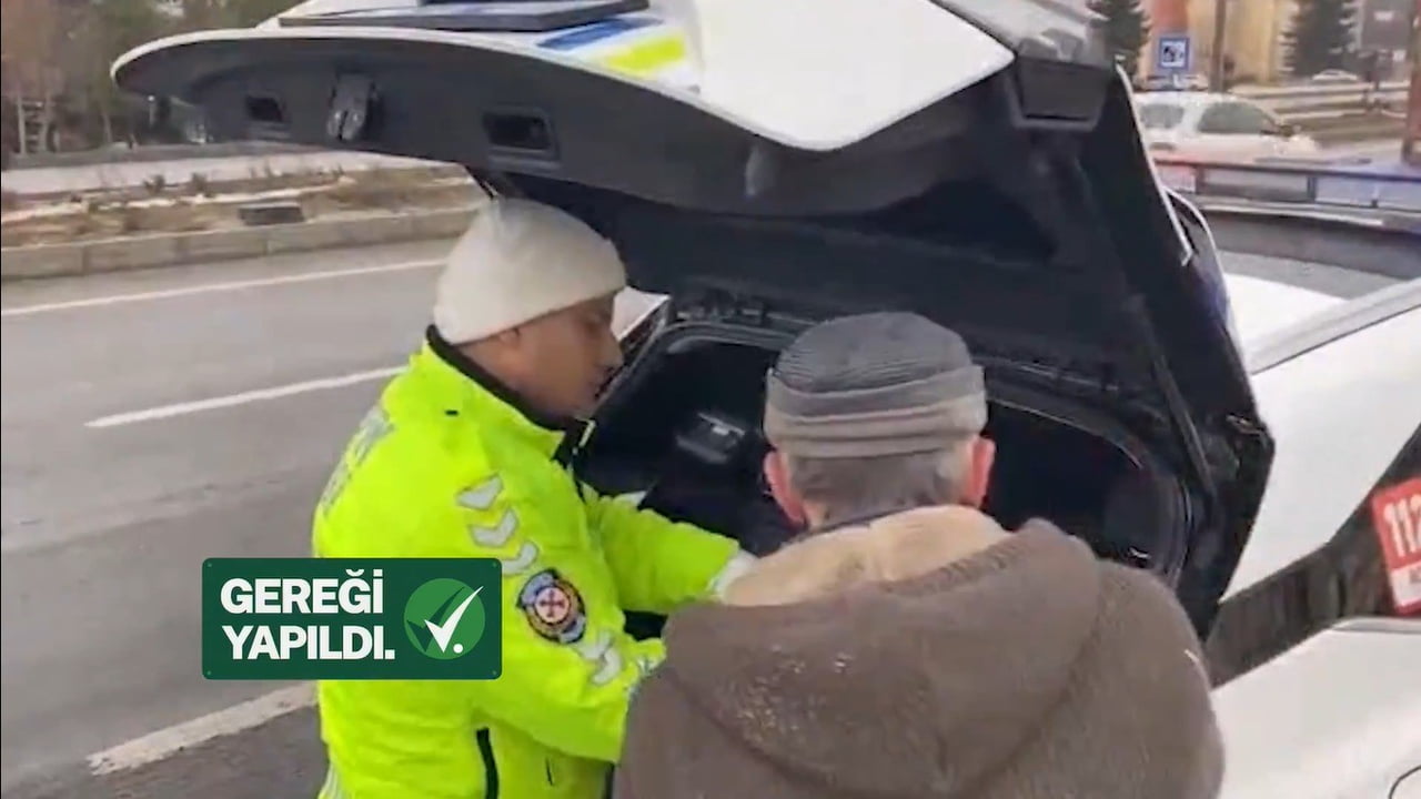 SÜRÜCÜYE CEZA KESİLMESİ