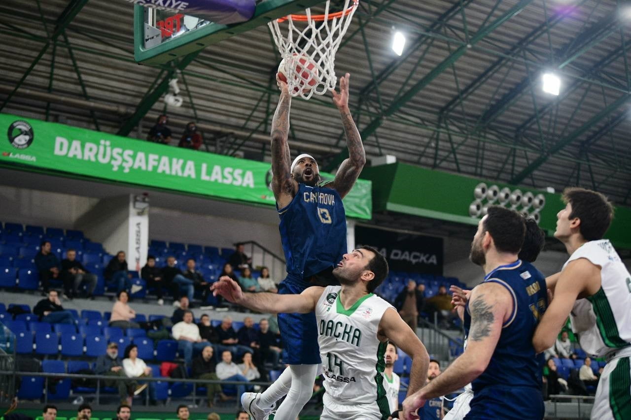 TÜRKİYE BASKETBOL LİGİ 18. HAFTA KARŞILAŞMASINDA DEPLASMANDA DARRÜŞAFAKA LASSA’YA KONUK OLAN...