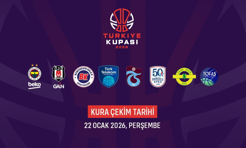 TÜRKİYE SİGORTA BASKETBOL SÜPER LİGİ'NDE 15. HAFTA MÜSABAKALARIYLA İLK DEVRE TAMAMLANIRKEN...