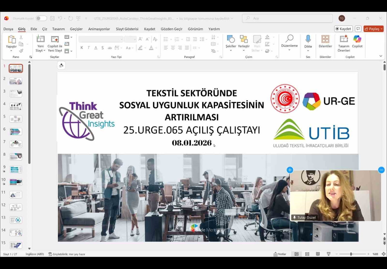 ULUDAĞ TEKSTİL İHRACATÇILARI BİRLİĞİ (UTİB), TEKSTİL SEKTÖRÜNÜN DEĞİŞEN KÜRESEL TİCARET...