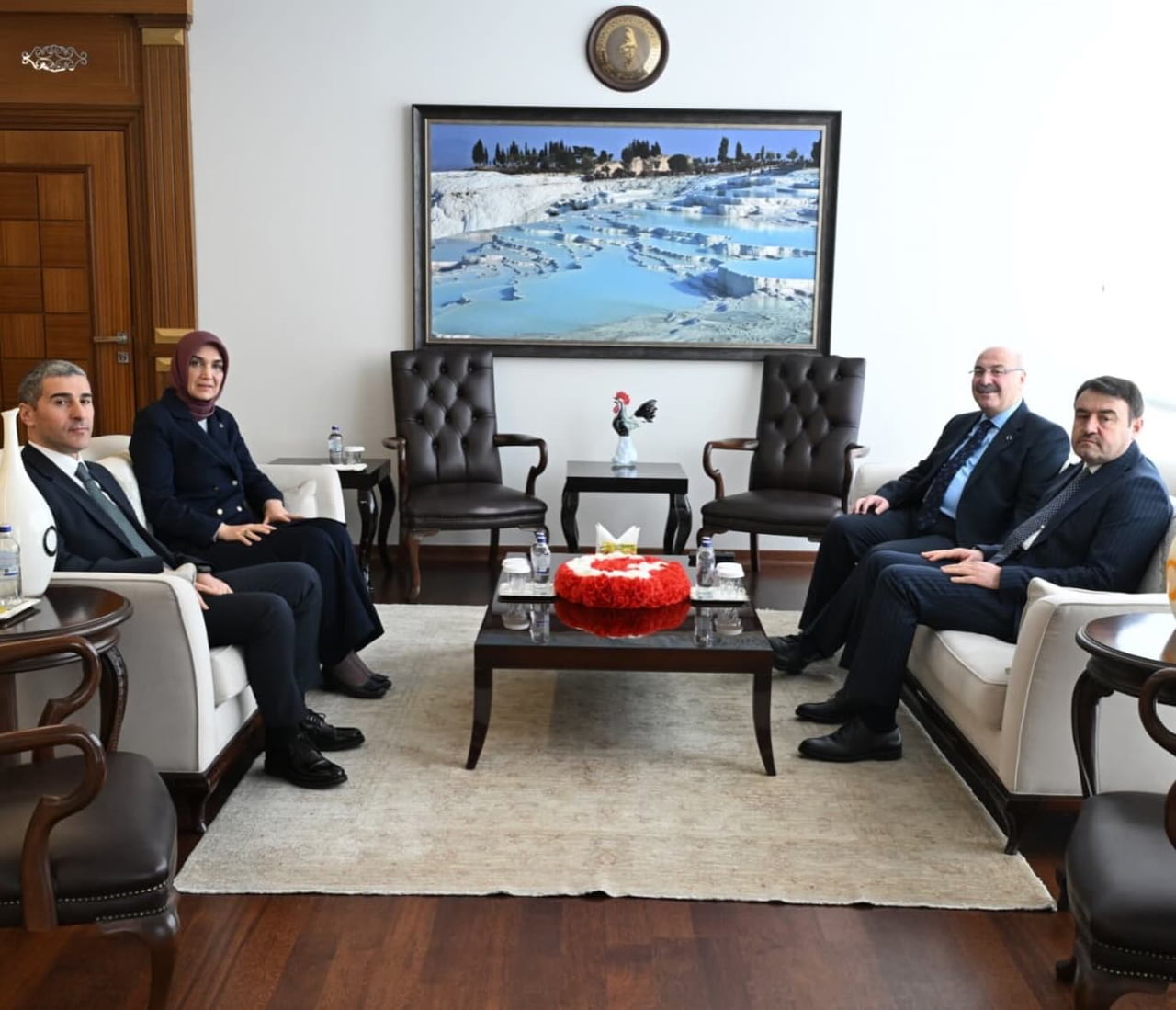 VALİ MUSA IŞIN, DENİZLİ, AFYONKARAHİSAR VE UŞAK VALİLERİ İLE BİR ARAYA GELDİ