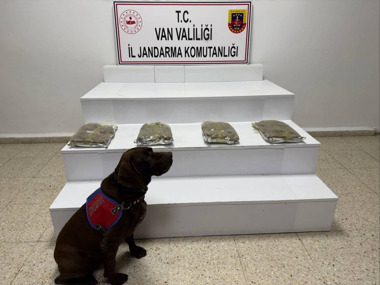 VAN'IN BAŞKALE İLÇESİNDE JANDARMA EKİPLERİ TARAFINDAN YAPILAN ÇALIŞMALARDA 5 KİLO 250 GRAM KUBAR...
