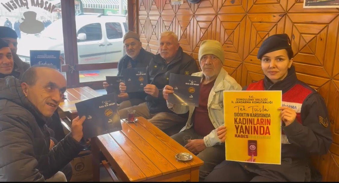 ZONGULDAK (İHA) - ALAPLI İLÇE JANDARMA KOMUTANLIĞI EKİPLERİ, KADINA YÖNELİK ŞİDDETİN ÖNLENMESİ...