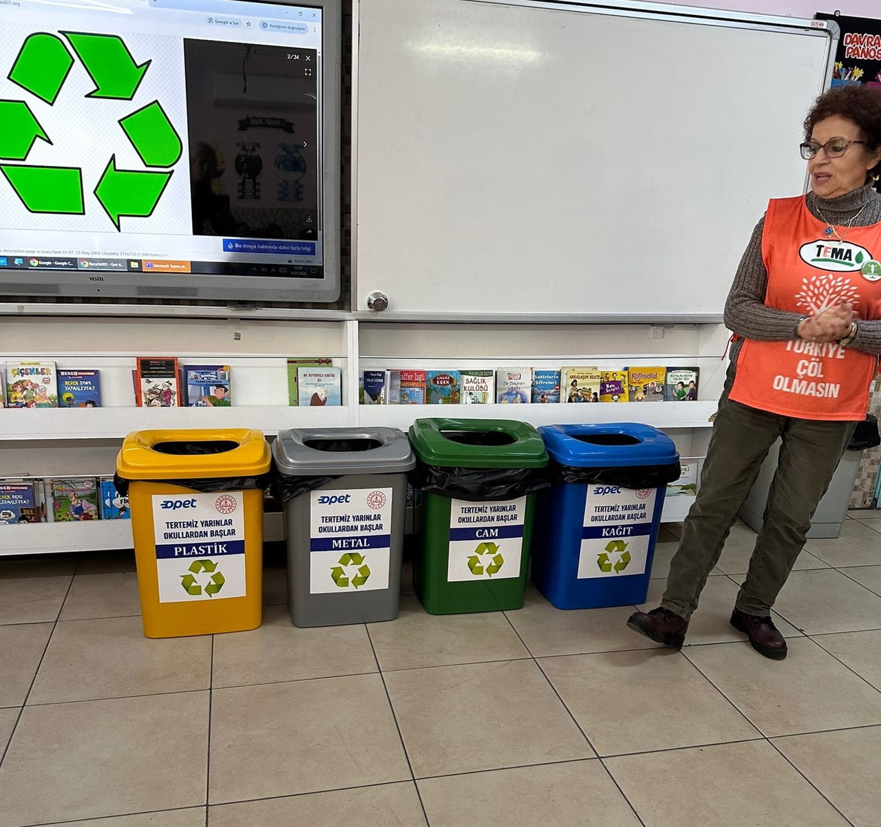 AYDIN'DA "TERTEMİZ YARINLAR OKULLARDAN BAŞLAR” PROJESİ KAPSAMINDA HALİDE HATUN İLKOKULU 2. SINIF...