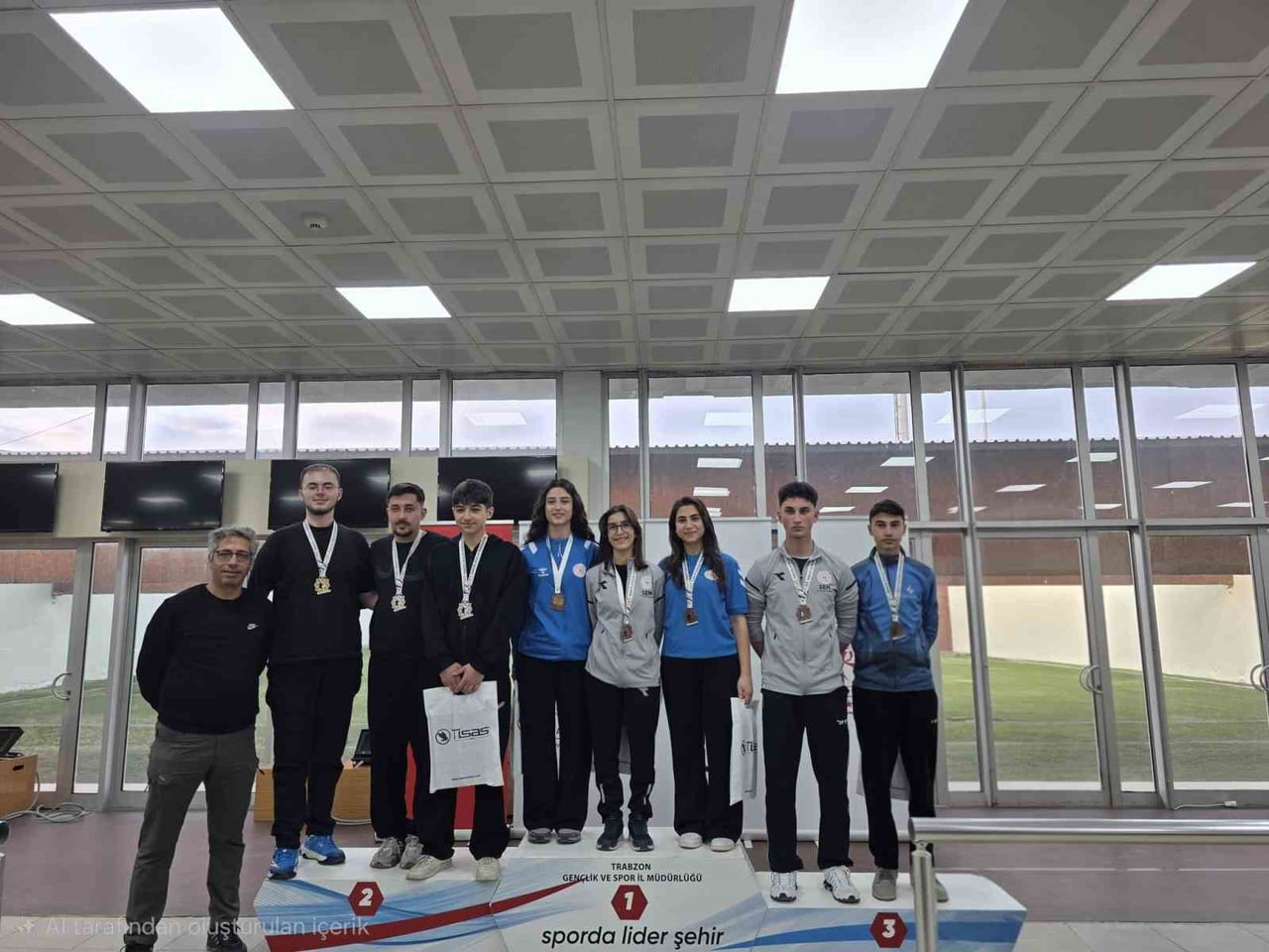 ERZİNCANLI SPORCULAR TRABZON’DAKİ HAVALI SİLAHLAR MÜSABAKALARINA DAMGA VURDU