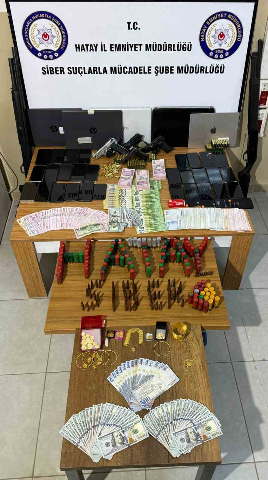 HATAY'DA VATANDAŞLARIN İBAN NUMARALARINI KULLANARAK YASA DIŞI BAHİS SİTELERİNİN PARA...